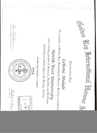 golden key international member certificate