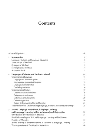 Intercultural Language Teaching And Learning Anthony J Liddicoat | PDF