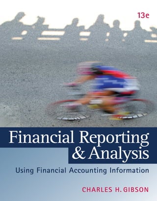 Financial Reporting Analysis Using Financial Accounting Information ...