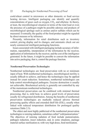 Packaging For Nonthermal Processing Of Food Jung H Han | PDF