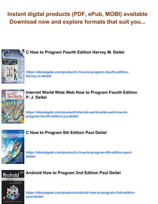 Java How To Program Fourth Edition Harvey M. Deitel | PDF