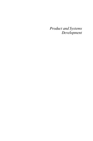 Product And Systems Development A Value Approach Stanley I Weiss | PDF