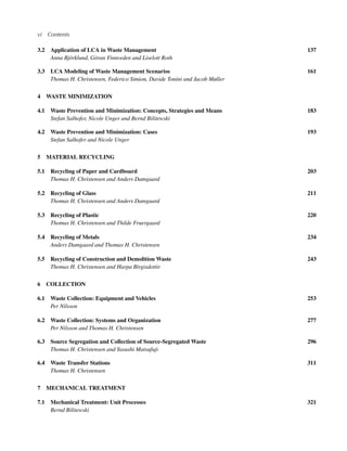Solid Waste Technology And Management 2 Volume Set 1st Edition Thomas H ...
