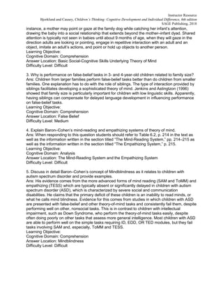 Childrens Thinking Cognitive Development and Individual Differences 6th ...