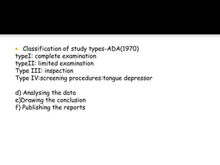Defining population:denominator