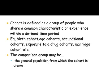                              2.Estimation of riskIncidence among exposed Relative risk = Incidence among non exposed Relative risk (RR) or Risk ratio =  a/(a+b) / c/(c+d)