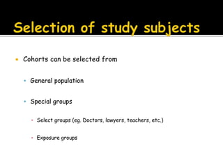                                Disadvantages of …High chances for biasValidation of information obtained is difficult or sometimes impossibleSelection of an appropriate control group may be difficultWe cannot measure incidence, and can only estimate the odds ratio but not relative riskNot suited to the evaluation of therapy or prophylaxis of a diseaseAnother major concern is the representativeness of cases and controls