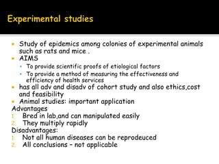                                        Relative riskRelative risThe ratio of incidence	 among exposed and 	incidence among 	non-exposedAlso called ‘risk ratio’RR=RR is the direct measure of strength of association between  suspected cause and effect Incidence among exposedIncidence among non-exposed=10/1 = 10RR-i= no assossiationRR > 1=  positive assossiation