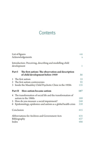 The Metamorphosis Of Autism A History Of Child Development In Britain ...