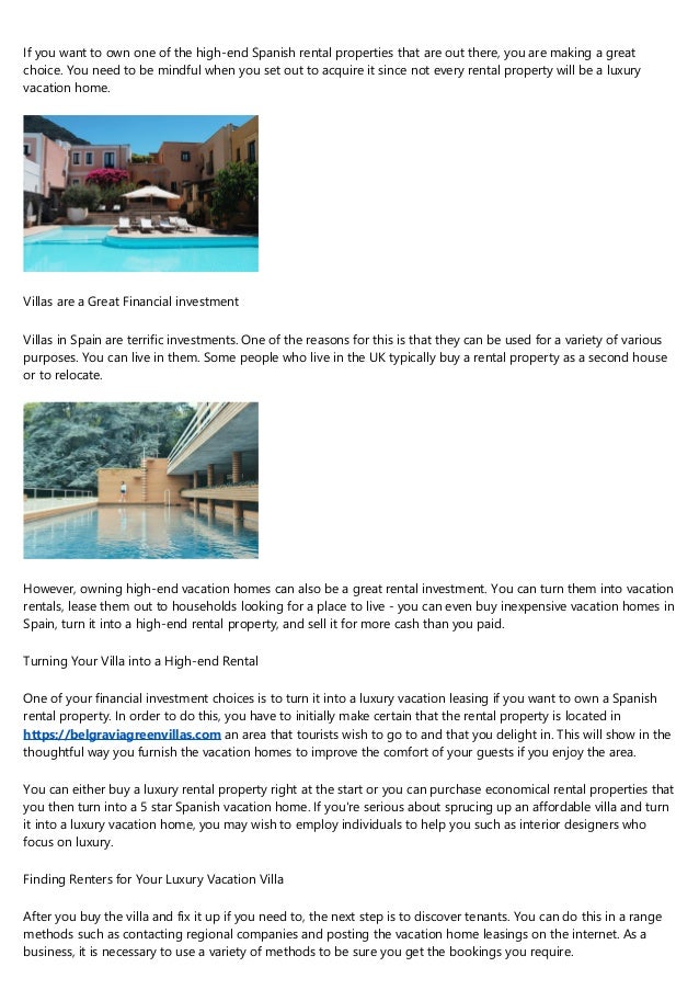 i want to own rental property