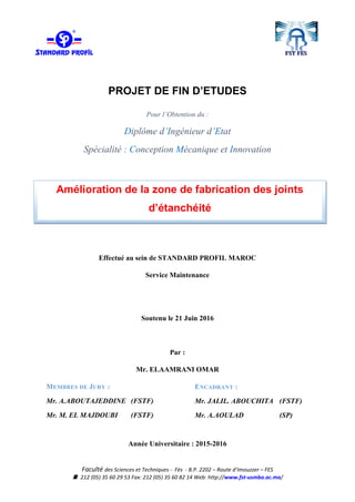 Rapport De Stage Pfe 2016 Elaamrani Omar