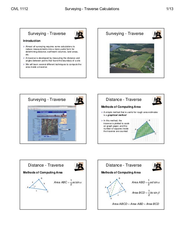 216 surveying traverse explained