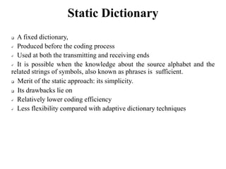 static dictionary | PPTX
