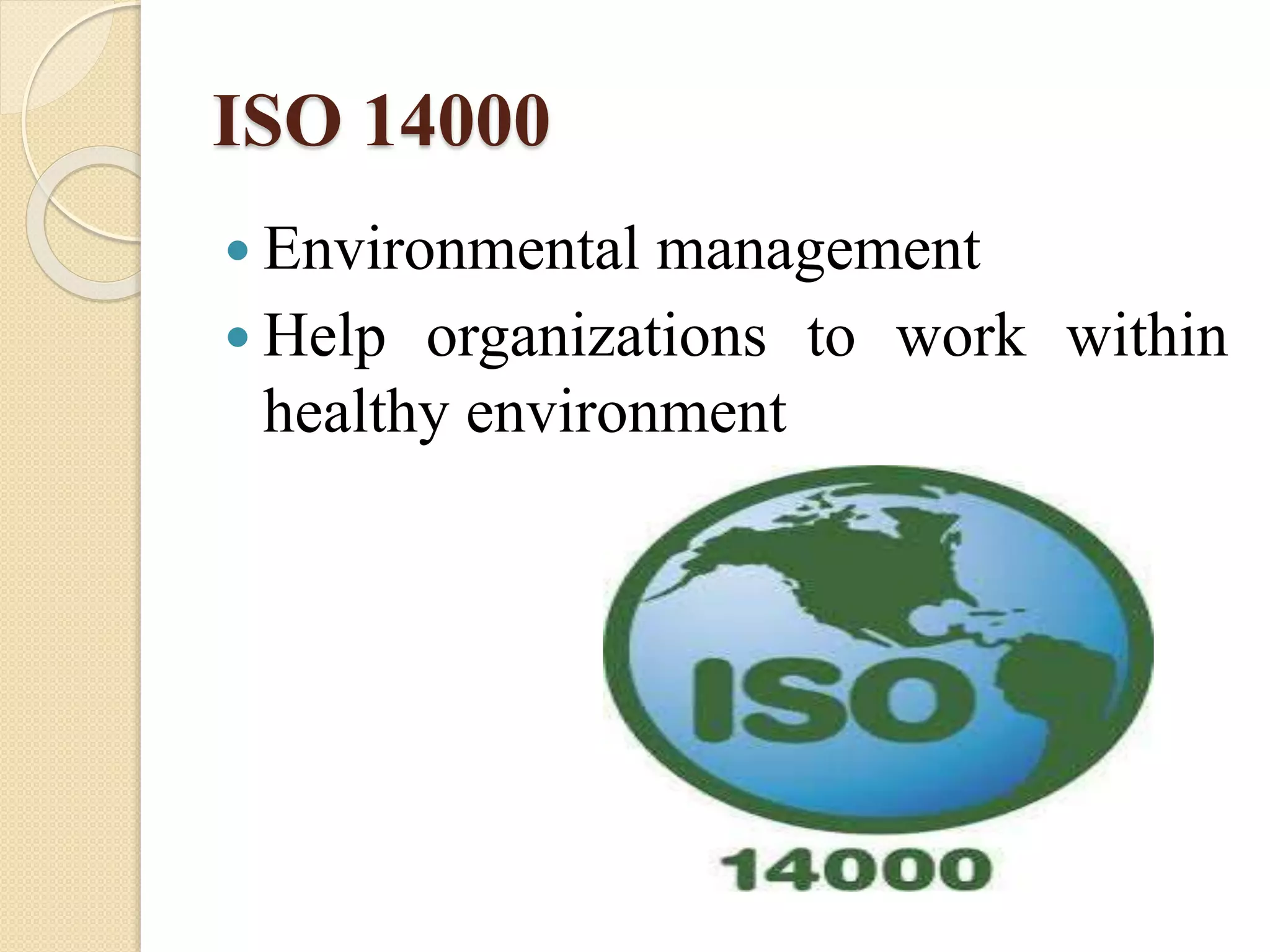 ppt of basic concept of iso 9000 & 14000 | PPTX