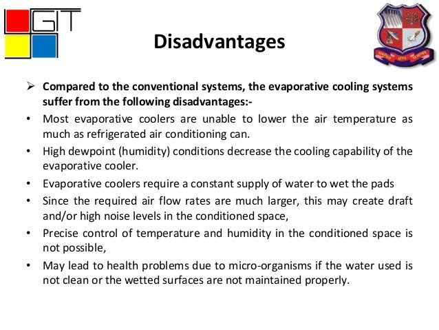 Evaporative Cooling Pros And Cons 2025