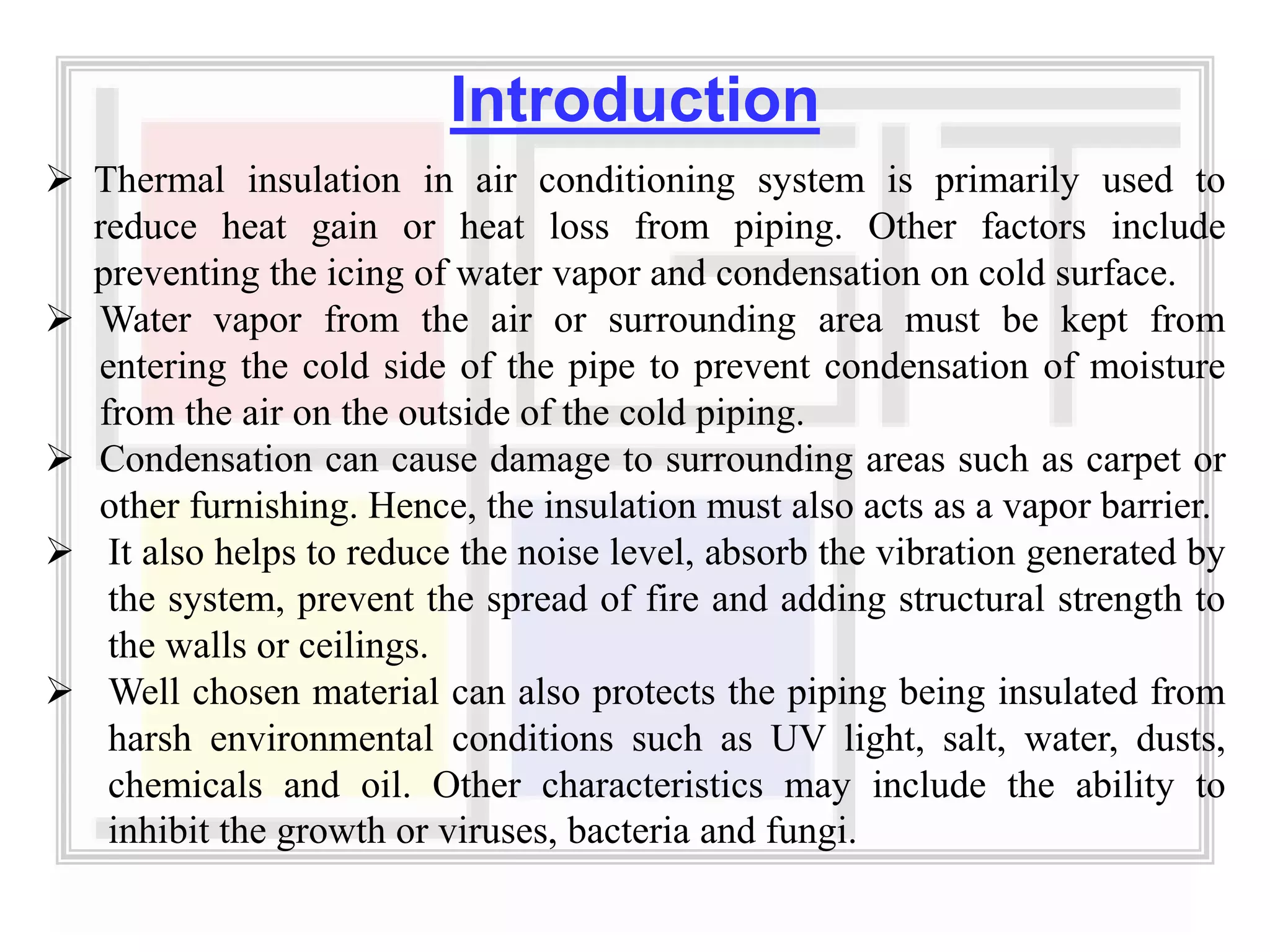 ppt of thermal insulating materials | PPTX