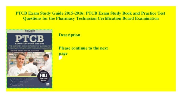 PTCB Exam Study Guide 2015-2016: PTCB Exam Study Book and Practice Test ...