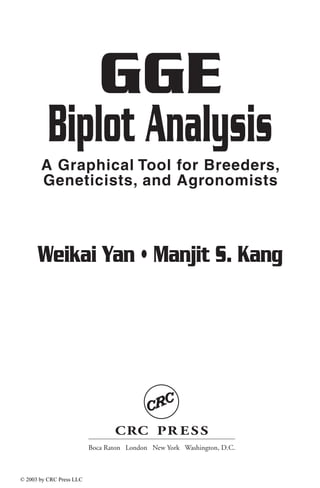 Gge Biplot Analysis A Graphical Tool For Breeders Geneticists And ...