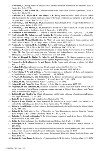 Trace Elements In Soils And Plants 3rd Alina Kabatapendias Henryk ...