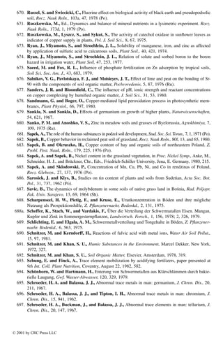 Trace Elements In Soils And Plants 3rd Alina Kabatapendias Henryk ...