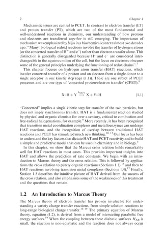 Protoncoupled Electron Transfer A Carrefour Of Chemical Reactivity ...