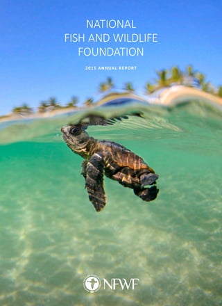 2015 ANNUAL REPORT
NATIONAL
FISH AND WILDLIFE
FOUNDATION
 