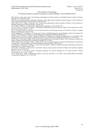 A survey on Internet of Things (IoT) security : Challenges and Current ...