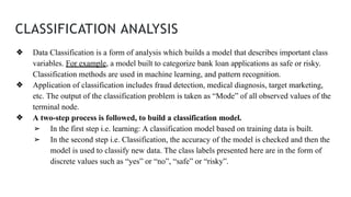 week 06: lecture 30: predictive analytics: building... chapter-6-classification-and-prediction.pptx