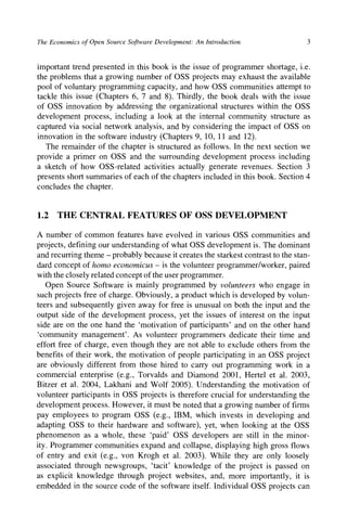 The Economics Of Open Source Software Development Jrgen Bitzer And ...