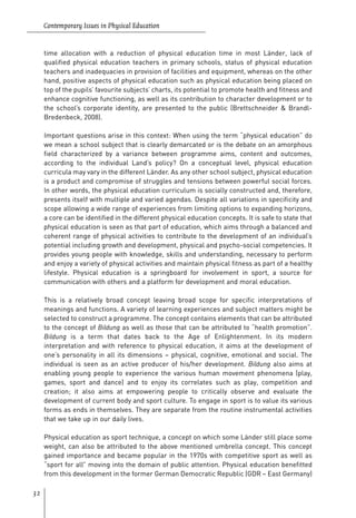 Contemporary Issues In Physical Education International Perspectives ...