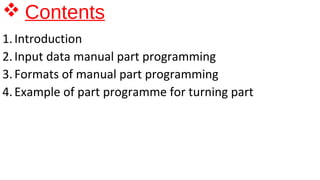 CNC Part programming | PPT | Desktop Publishing | Computer Software and ...