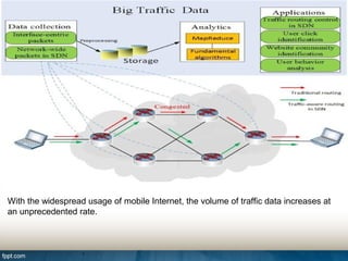 With the widespread usage of mobile Internet, the volume of traffic data increases at
an unprecedented rate.
 