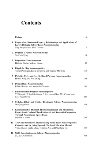 Recent Advances In Polymer Nanocomposites Sabu Thomas G E Zaikov S V ...