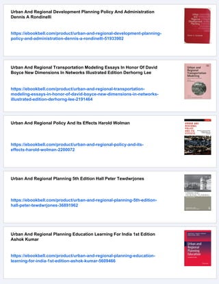 Urban And Regional Data Management Udms Annual 2011 Siyka Zlatanova | PDF