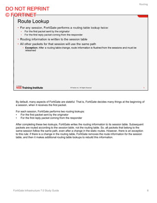 Fortigate Infrastructure Study Guide V70 Fortinet | PDF