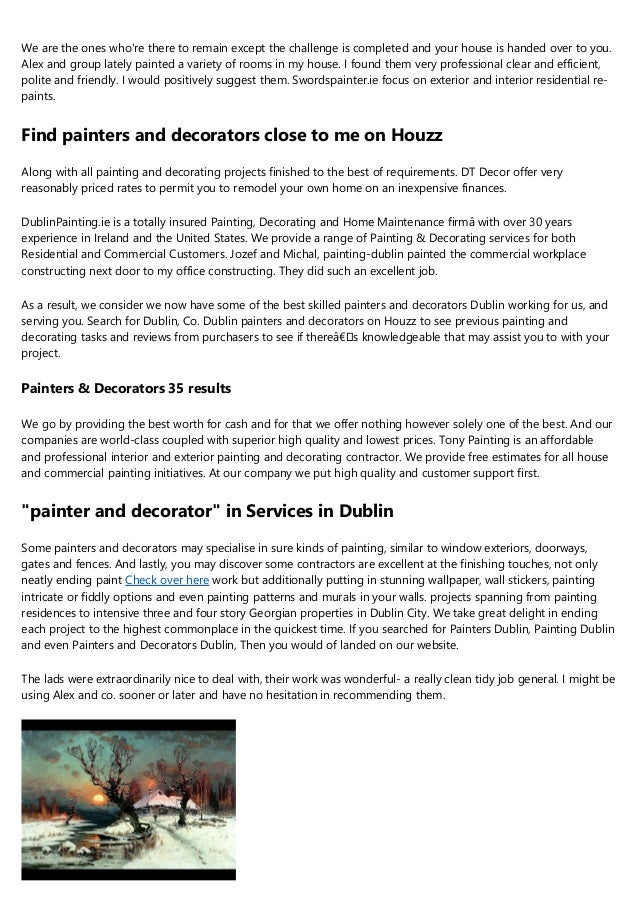 15 Surprising Stats About Painters Dublin