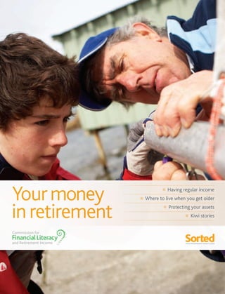 Yourmoney
inretirement
Having regular income
Where to live when you get older
Protecting your assets
Kiwi stories
 