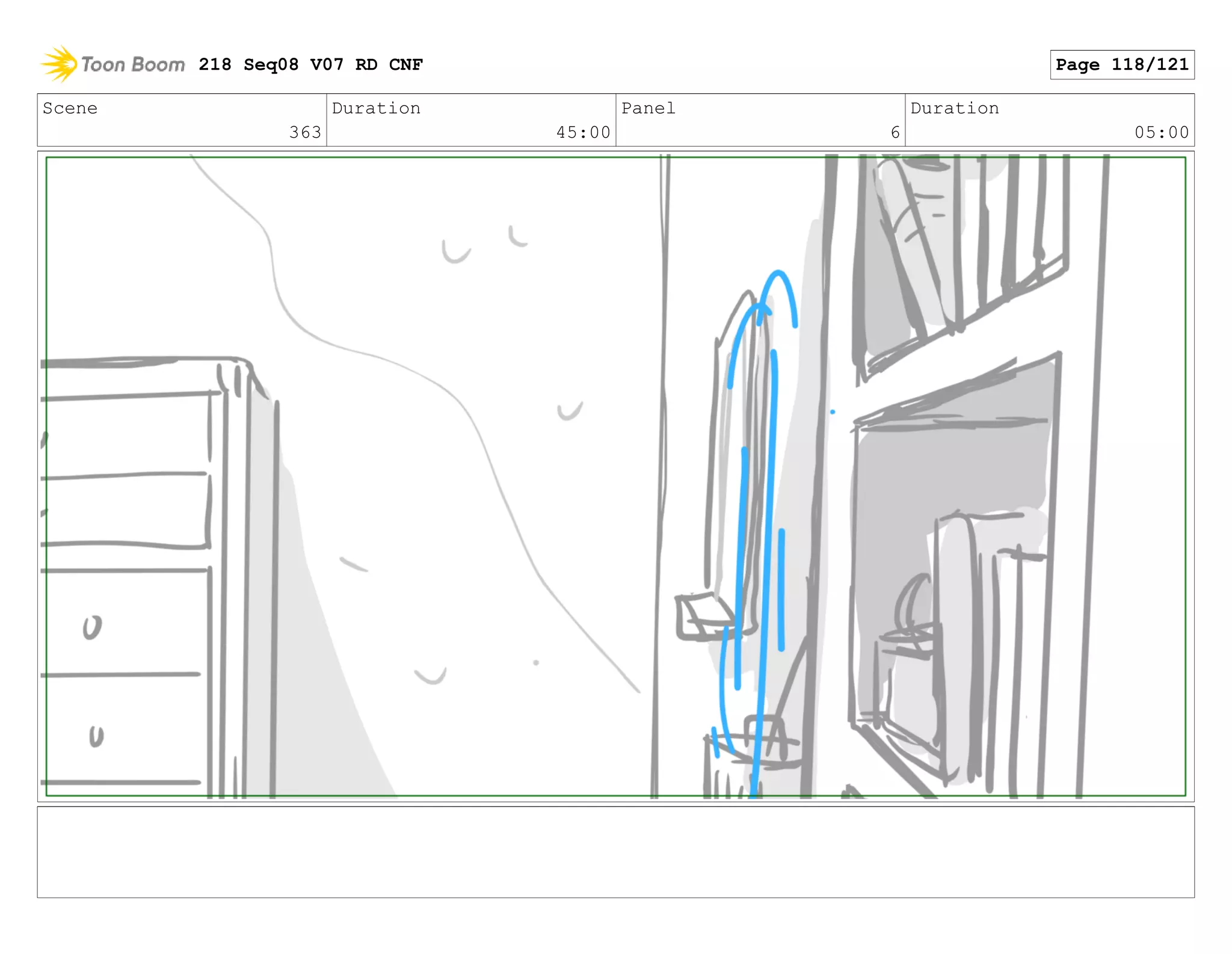 Scene
363
Duration
45:00
Panel
6
Duration
05:00
218 Seq08 V07 RD CNF Page 118/121
 