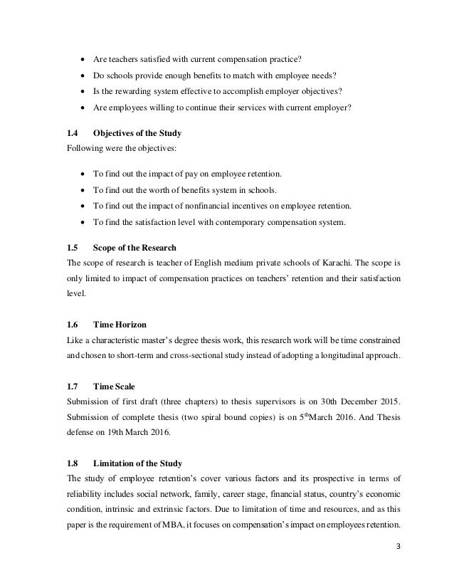 Sample thesis on employee retention pdf