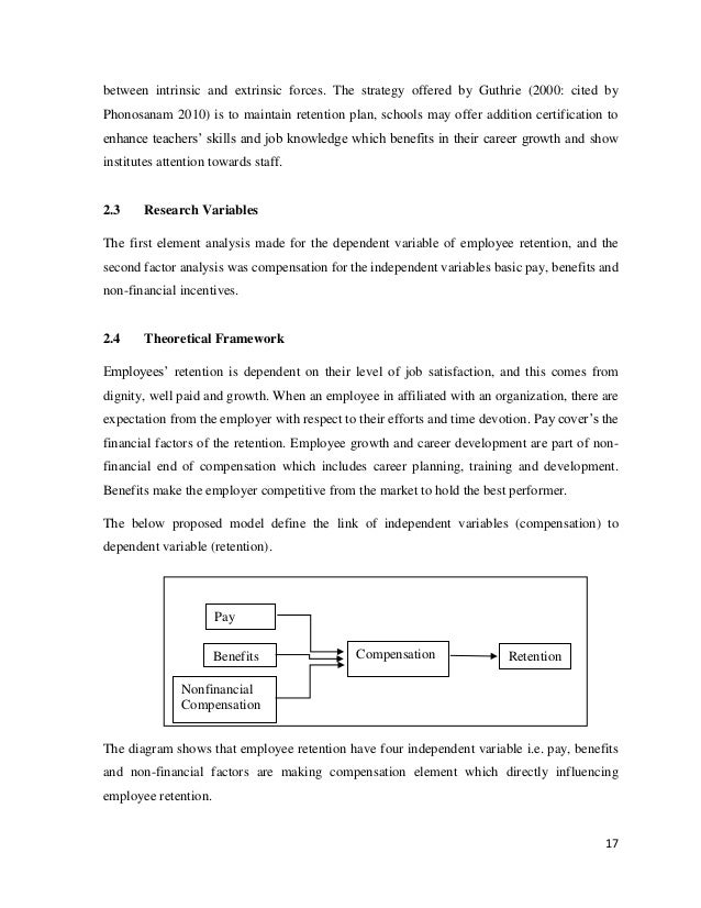 Literature review employee retention strategies