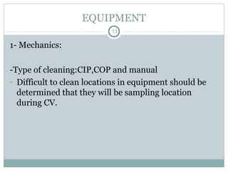 Cleaning Validation "Part 1" | PPT