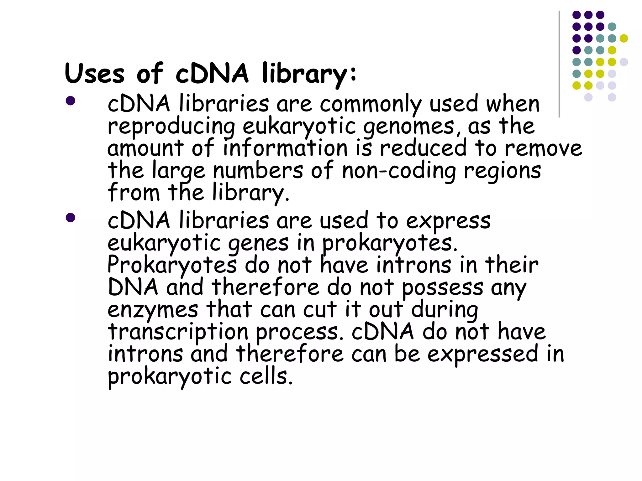 CDNA Library preparation. ppt for Jamil sir PPT