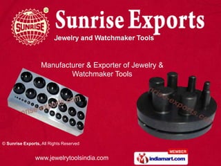 Manufacturer & Exporter of Jewelry & Watchmaker Tools 