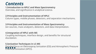 Advances in High Performance Liquid Chromatography and Mass ...