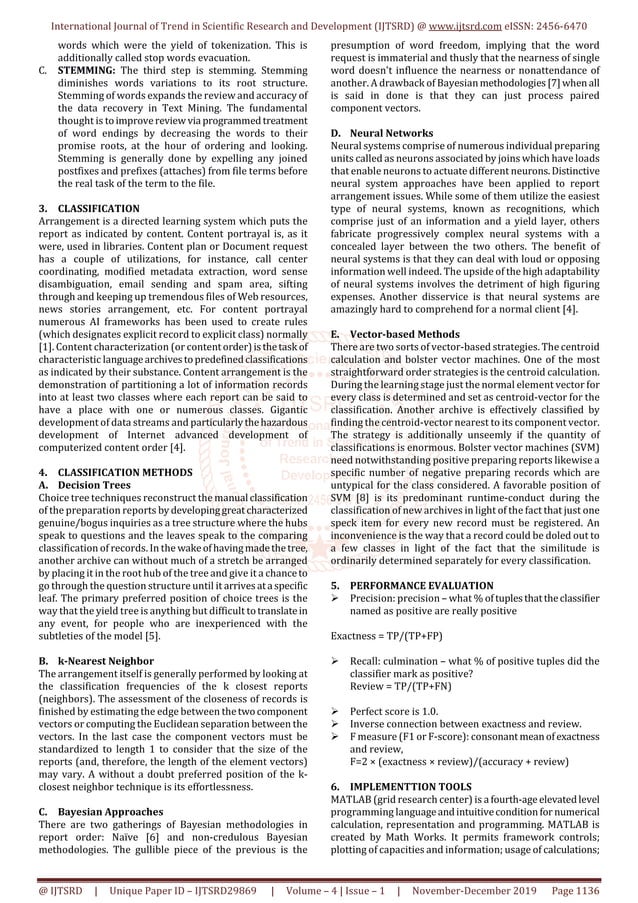 "Analysis of Different Text Classification Algorithms: An Assessment ...