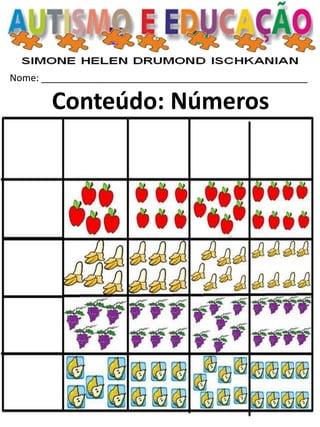 Nome: __________________________________________________ 
Conteúdo: Números  