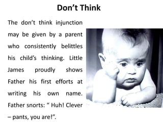 Dont think injunction | PPTX