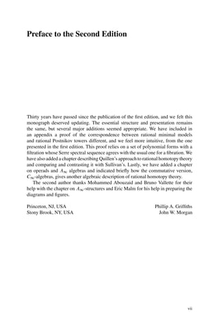 Rational Homotopy Theory And Differential Forms 2nd Edition Phillip ...