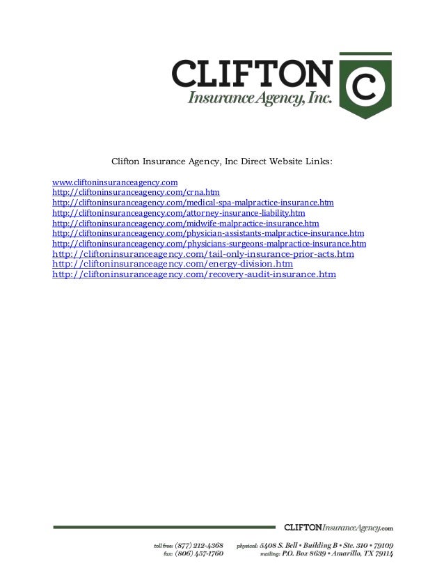 Clifton Insurance Agency Direct Website Links Clifton Insurance Agency Direct Website Links
