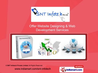 Offer Website Designing & Web
    Development Services
 
